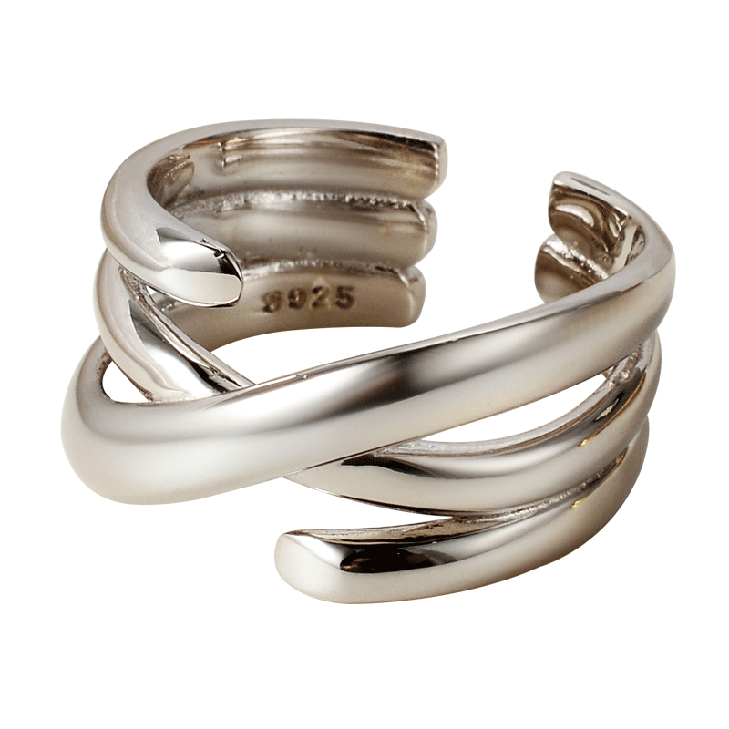 Geometrischer Streifen Unregelmäßiger Ring R1148