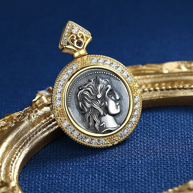 Apollo Römische Münze Halo Anhänger N1019