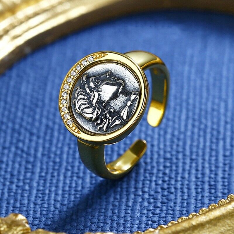 Artemis Griechische Münze Replik Ring R1061