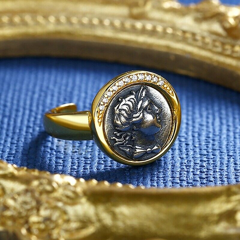 Artemis Griechische Münze Replik Ring R1061