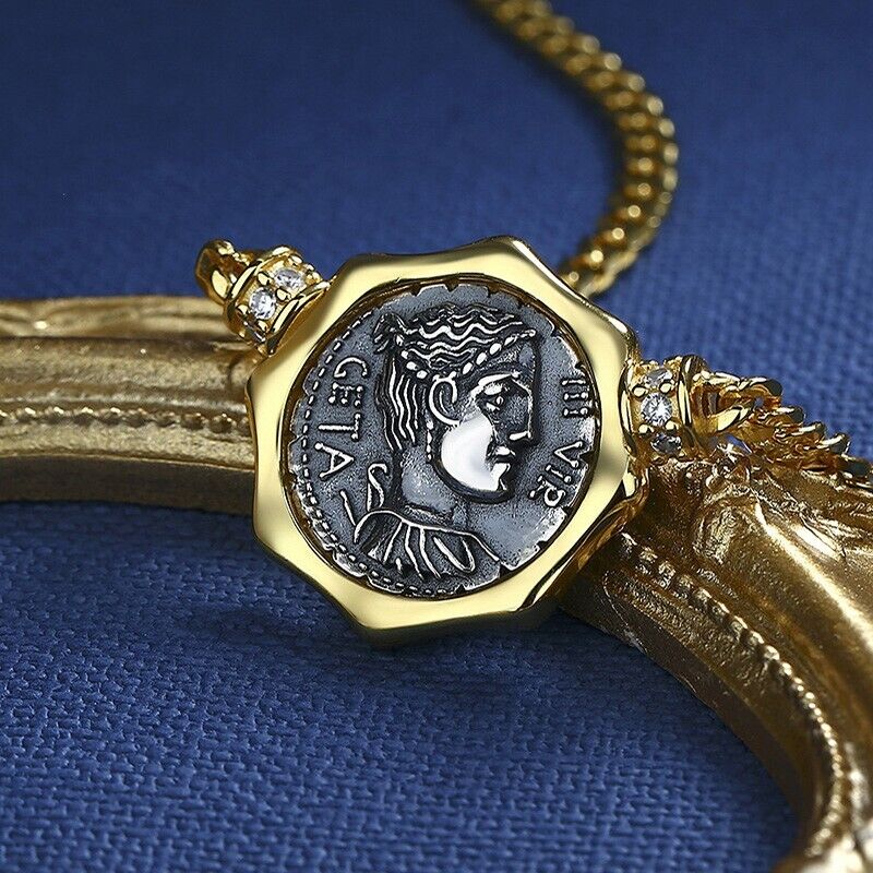 Diana römische Münze Replik Halskette N1017