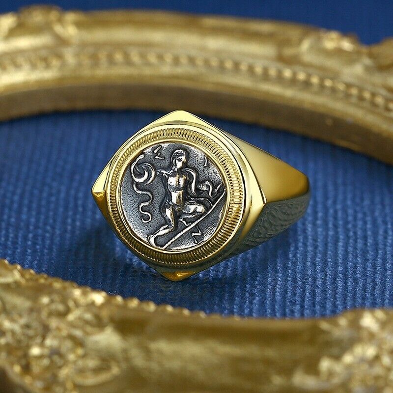Herkules Griechische Münze Replik Ring R1040