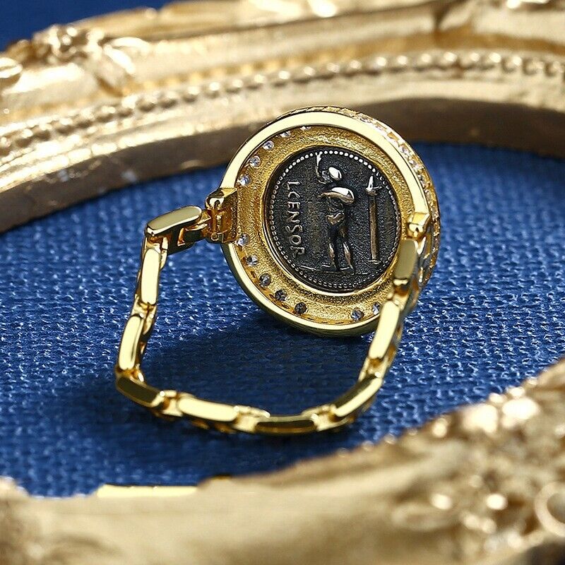 Apollo Römische Münze Replik Ring R1013