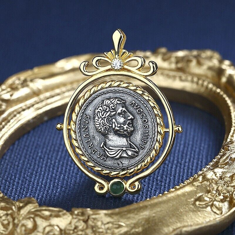 Hadrian rotierender römischer Münzanhänger N1027