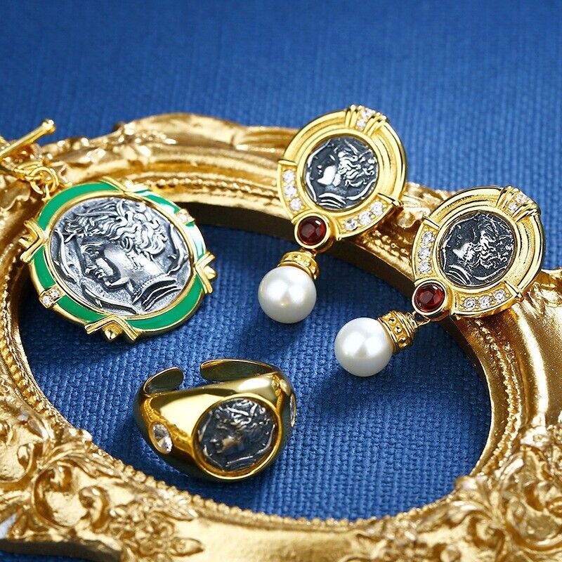 Griechischer Arethusa-Münzenreplikring R1025