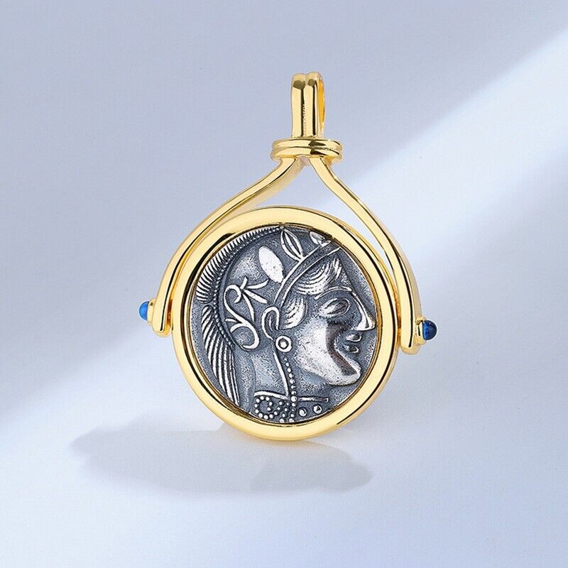 Athena Griechische Münze Anhänger N1006