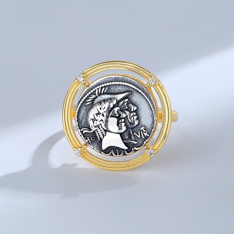 Antiker griechischer Münzring Athena R1047