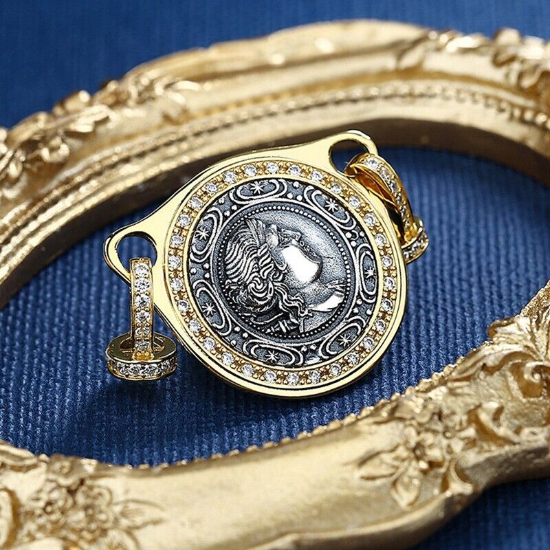 Artemis Griechische Münze CZ Anhänger N1002