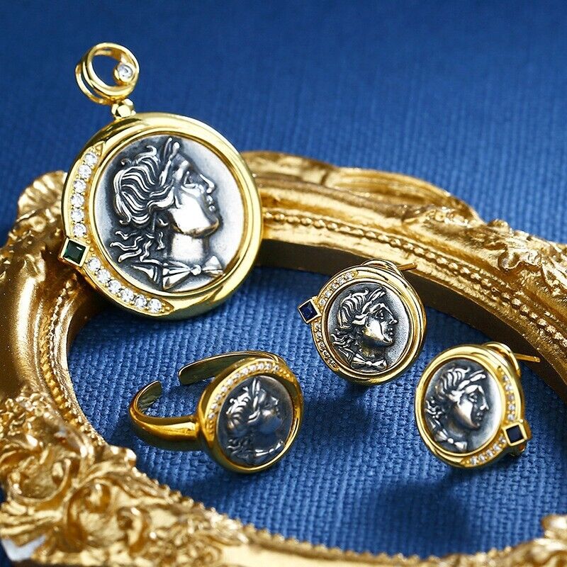 Artemis Griechische Münze Replik Ring R1061