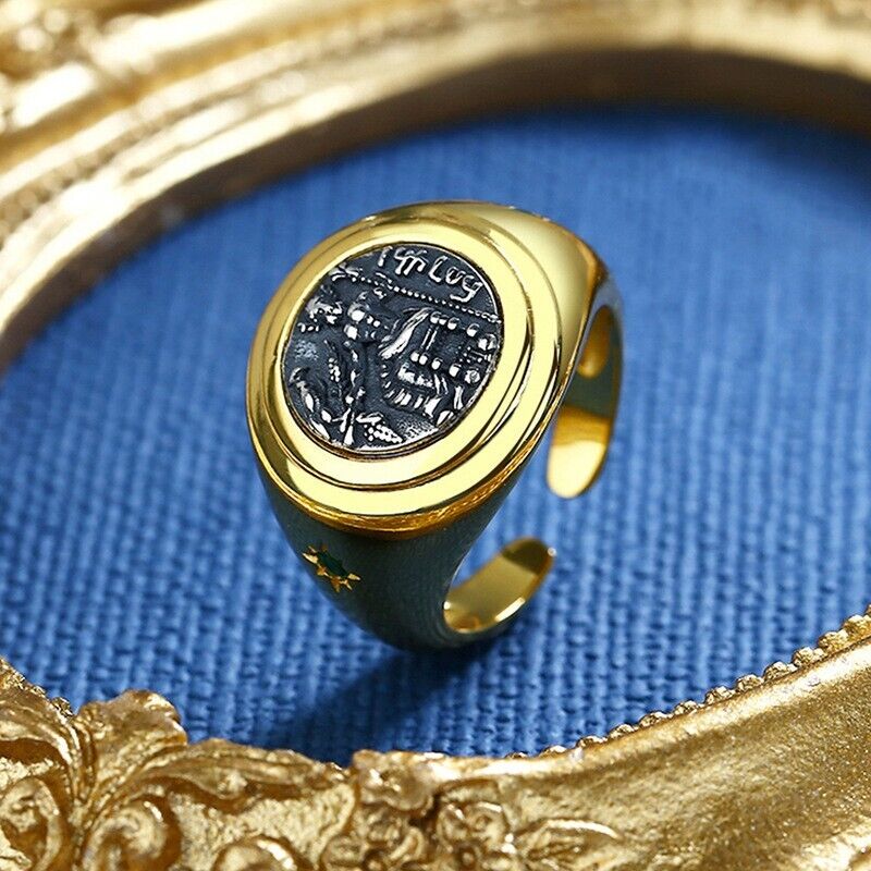 Ring der karthagischen Gottheit Bael R1016