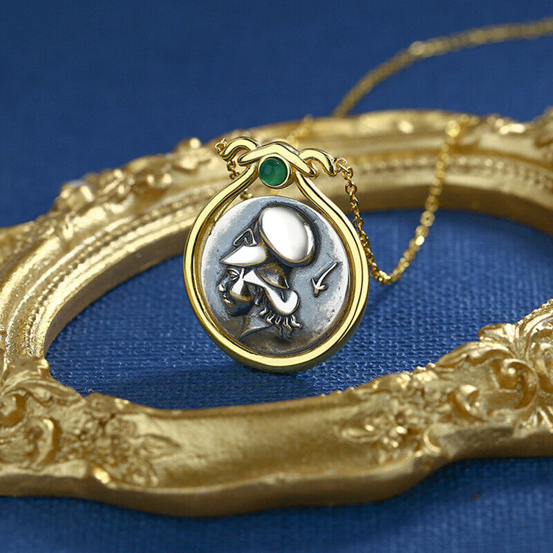 Athena Griechische Münze Halskette N1033