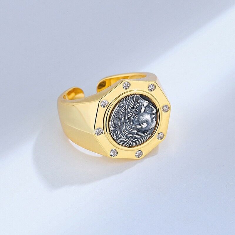 Griechischer Münzring Herkules R1038