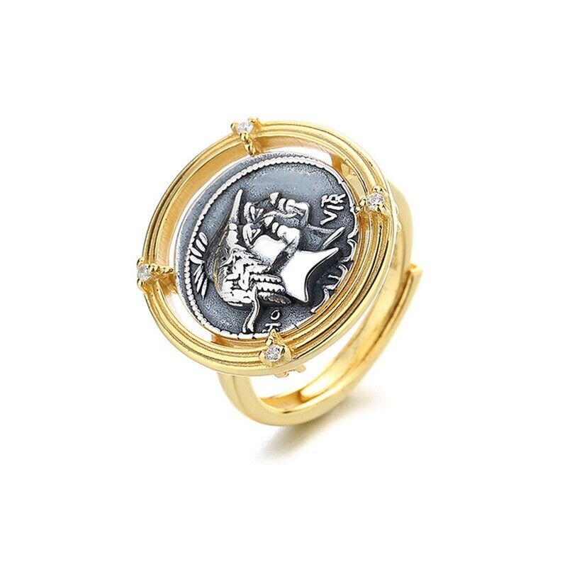 Antiker griechischer Münzring Athena R1047