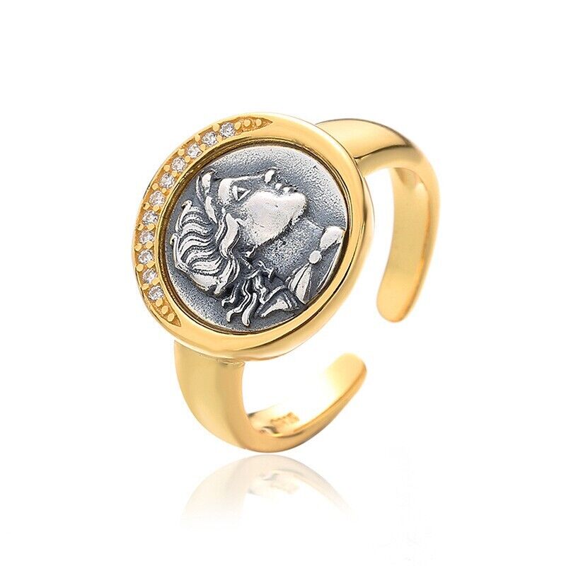 Artemis Griechische Münze Replik Ring R1061