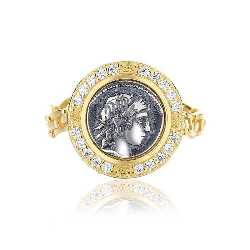 Apollo Römische Münze Replik Ring R1013