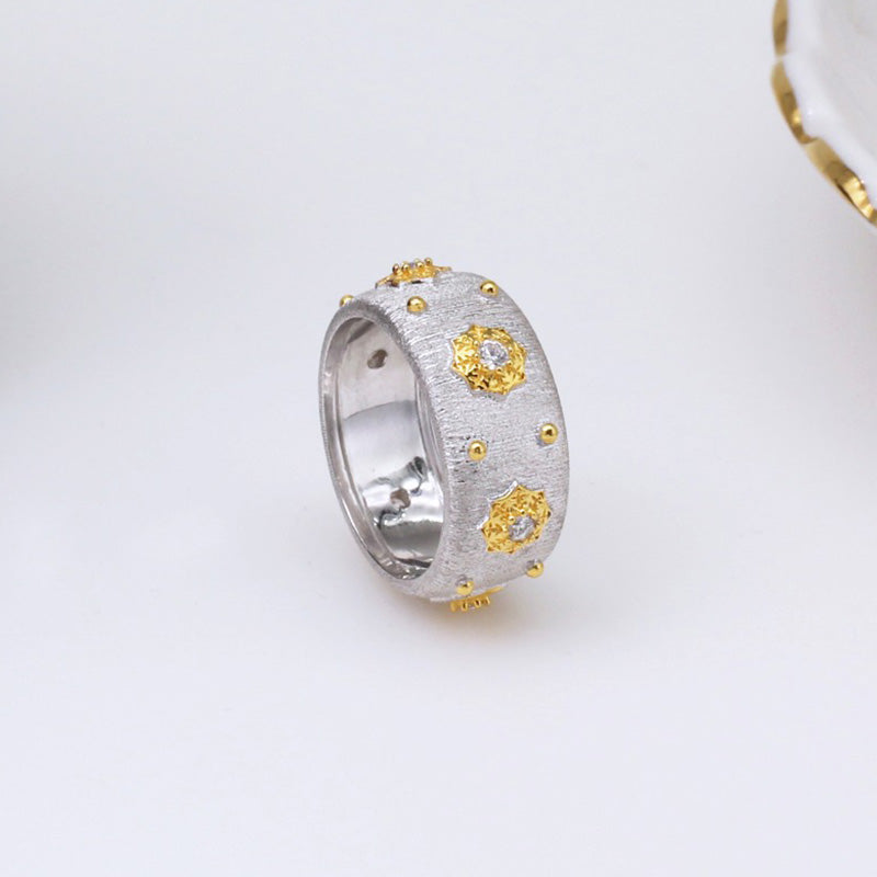 Sternenblumen-Seidenring 5025