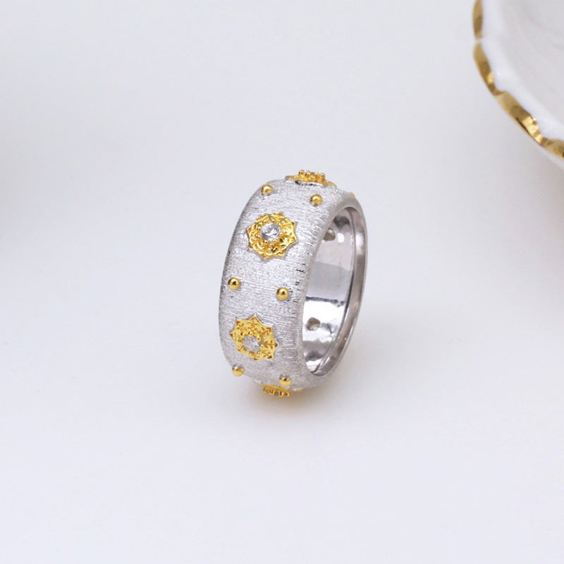 Sternenblumen-Seidenring 5025