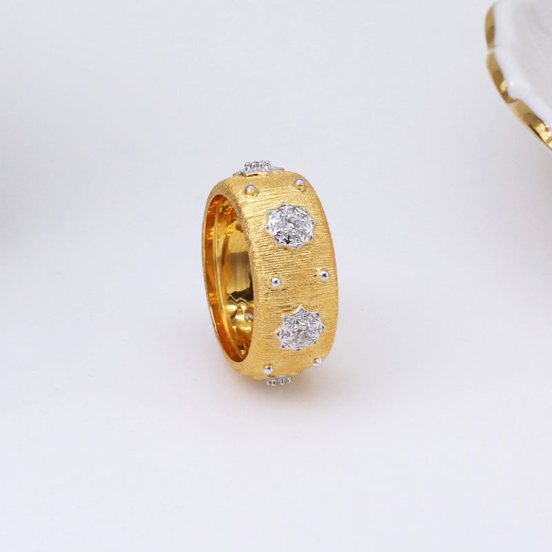 Sternenblumen-Seidenring 5027