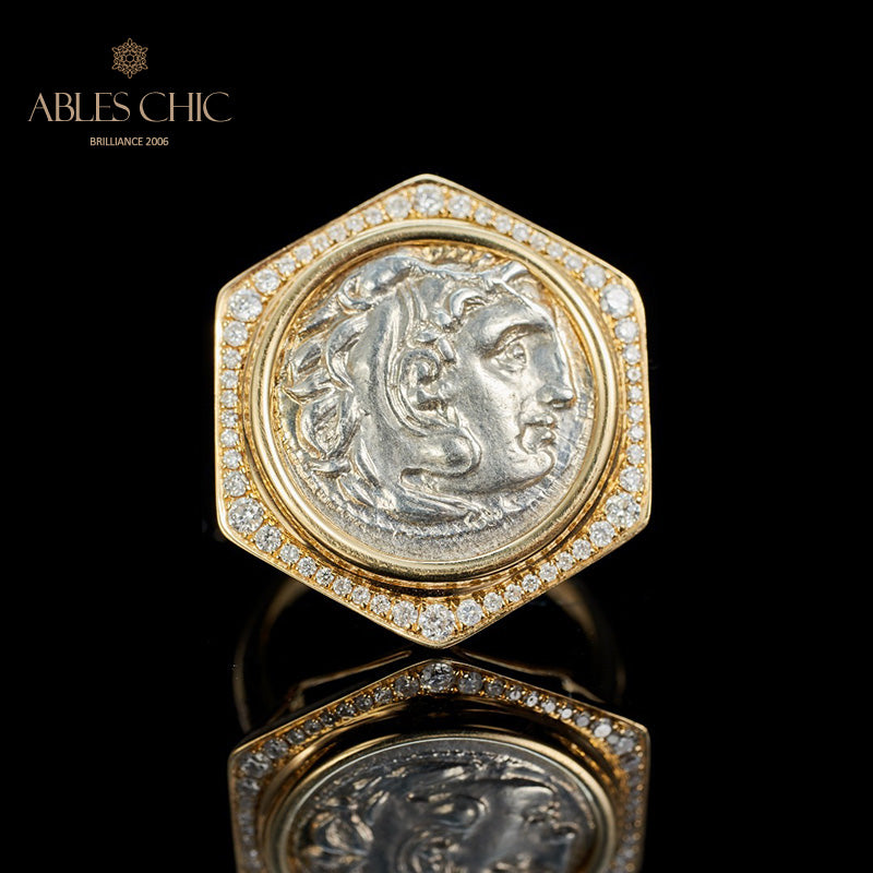 Byzantinischer Herakles-Medaillonring