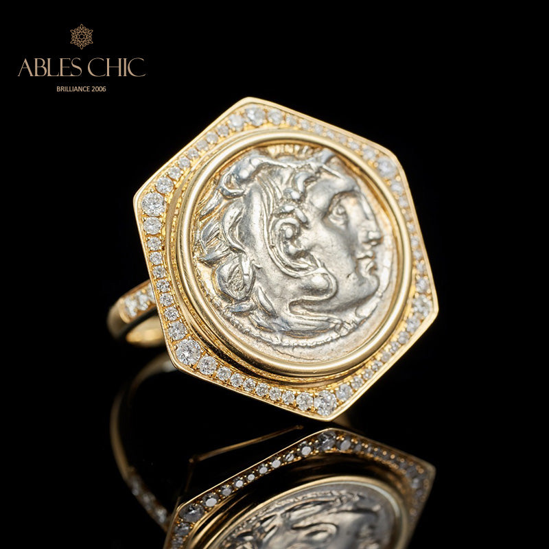 Byzantinischer Herakles-Medaillonring