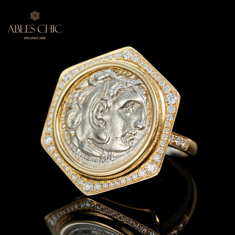 Byzantinischer Herakles-Medaillonring