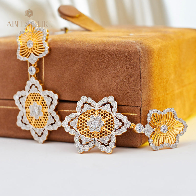 Ohrringe „Eloquence“ mit Blumenbesatz 5907