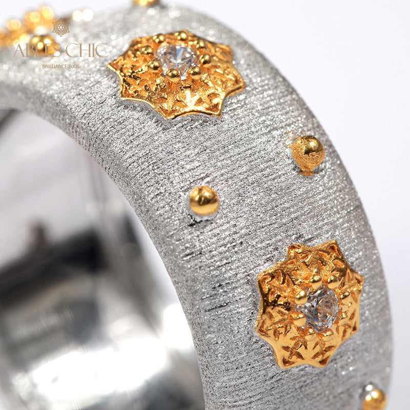 Sternenblumen-Seidenring 5025