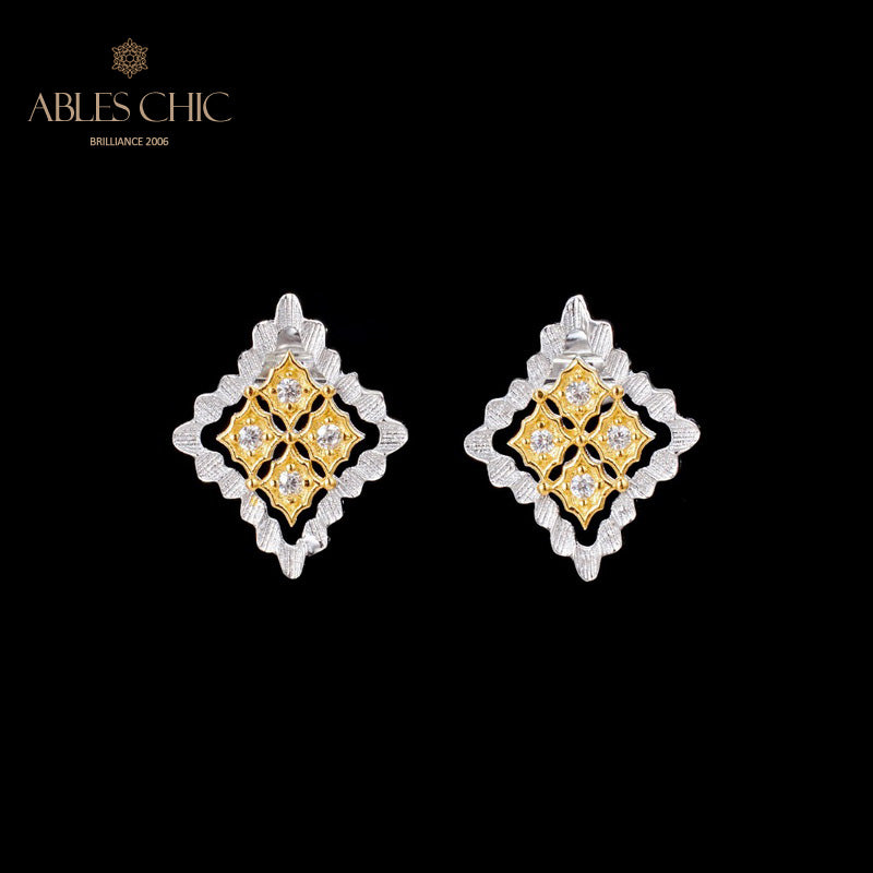 Clover Fretworks Blumenohrringe 5825