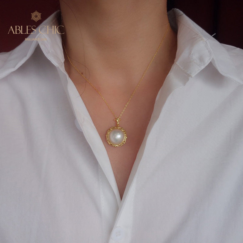 Mabe Pearl Filigrananhänger 5905