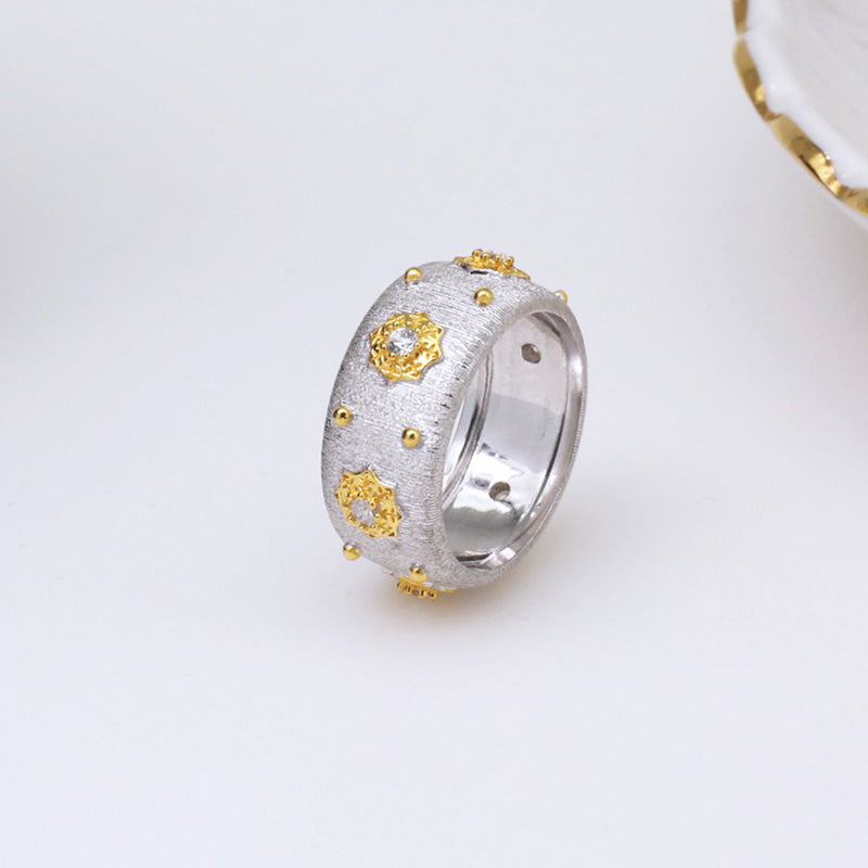 Sternenblumen-Seidenring 5025