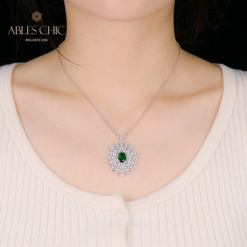 Filigrane Halskette mit Spitzen-Tropfen 5667