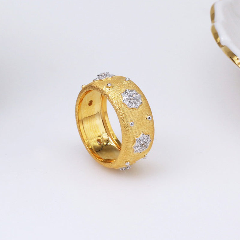 Sternenblumen-Seidenring 5027