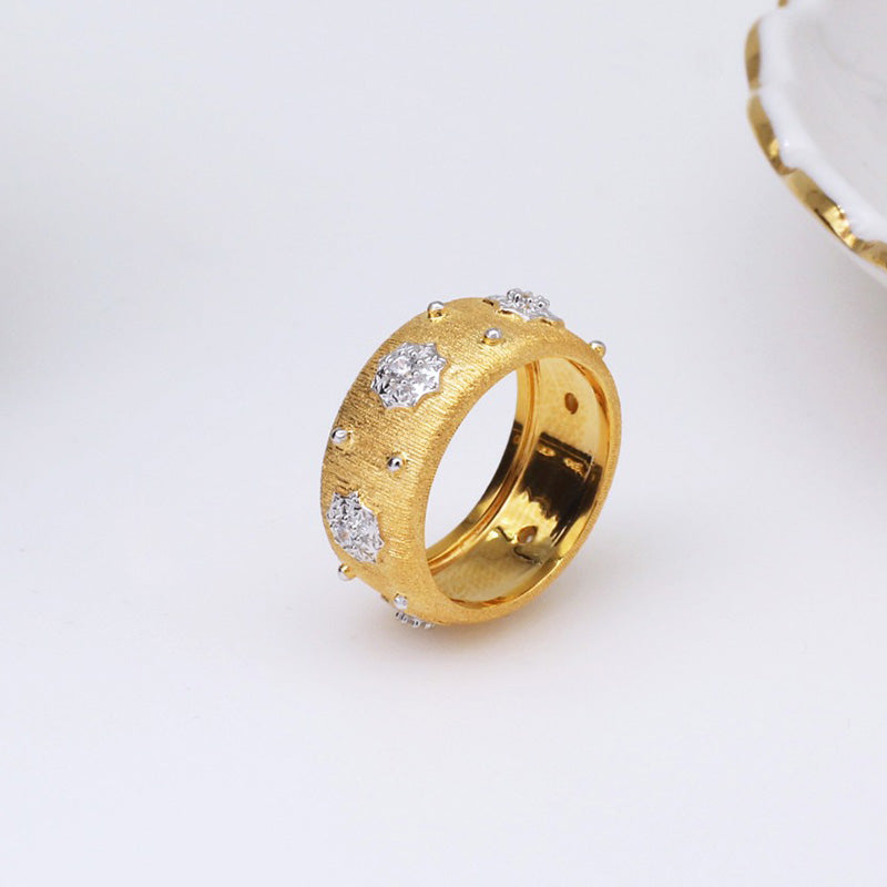 Sternenblumen-Seidenring 5027
