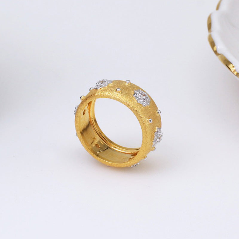Sternenblumen-Seidenring 5027