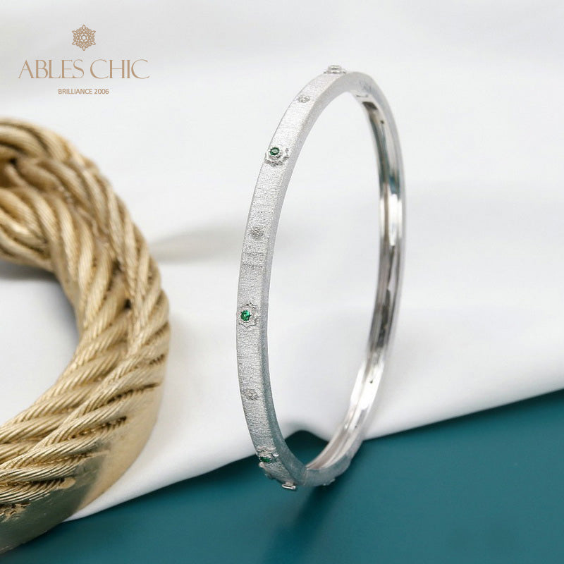 Stoffarmband mit Zirkonia-Sternen 5639