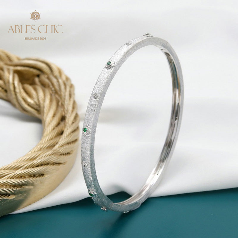 Stoffarmband mit Zirkonia-Sternen 5639