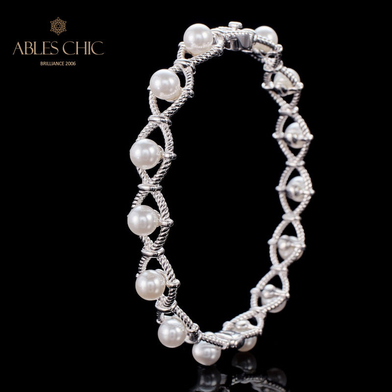 Infinity-Seilketten-Perlenarmband 6109
