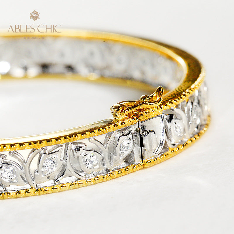 Florales Filigran-Zirkon-Armband 5021