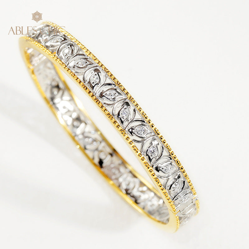 Florales Filigran-Zirkon-Armband 5021