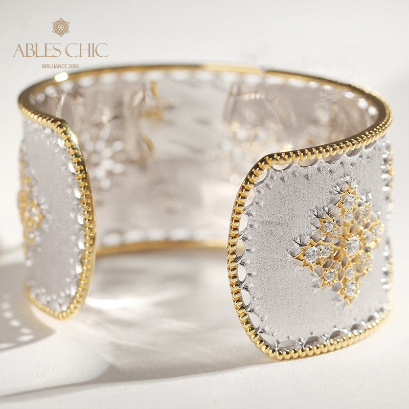 Seidiges Blumenarmband 5002