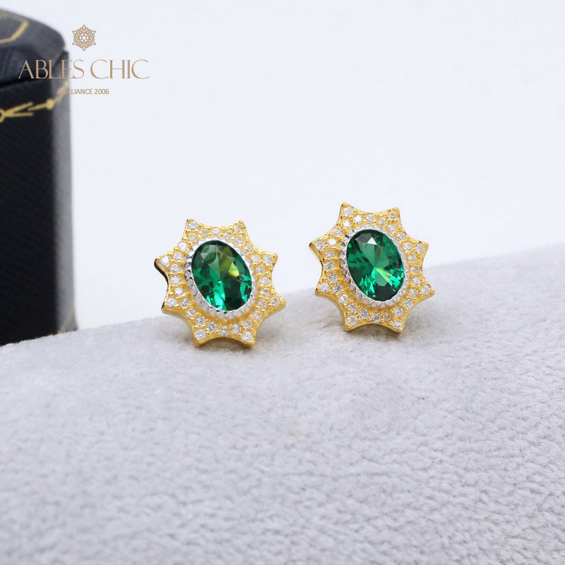 Solatiare Saphir-Stern-Ohrringe 5471