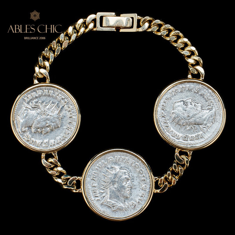 Byzantinische Kaisermünzen Armband