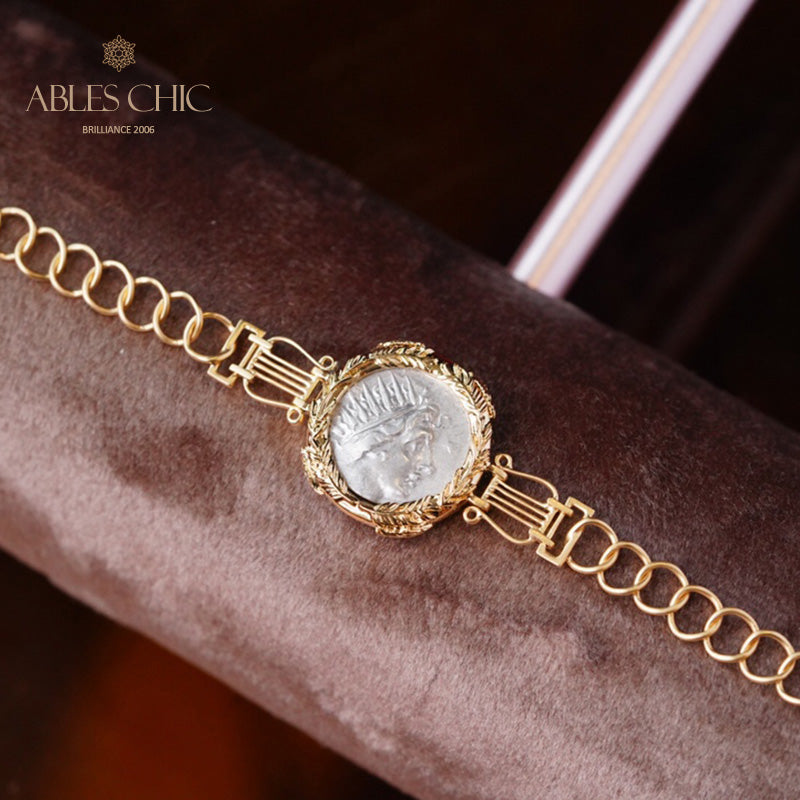 Byzantinische Lira Münzen Helios Armband