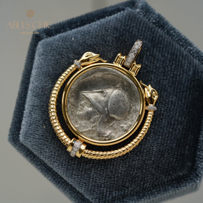 Nur Anhänger der römischen Lira-Athena-Münze