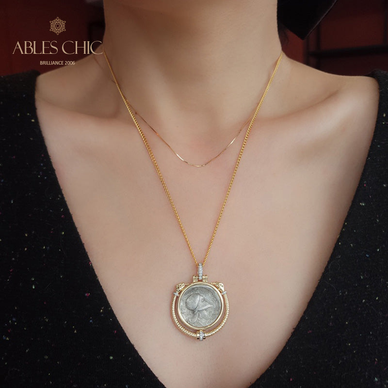 Nur Anhänger der römischen Lira-Athena-Münze