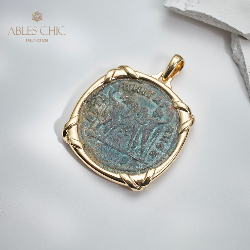 Nur Anhänger der römischen Lira-Münze