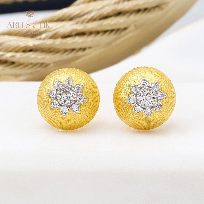 Dome Star Floral Ohrringe 5091