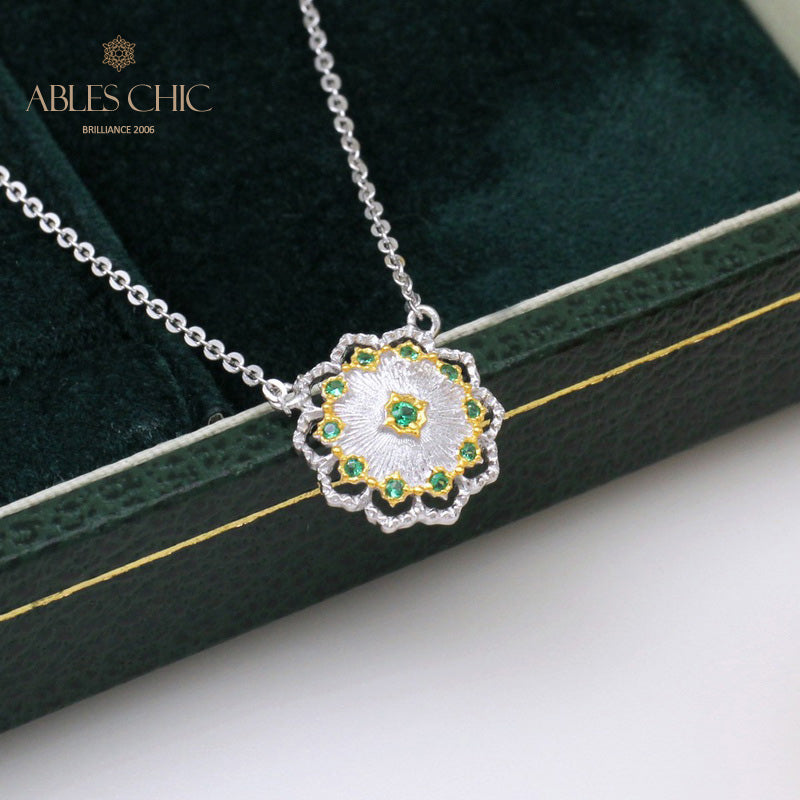Seidige Blumenkette 5327
