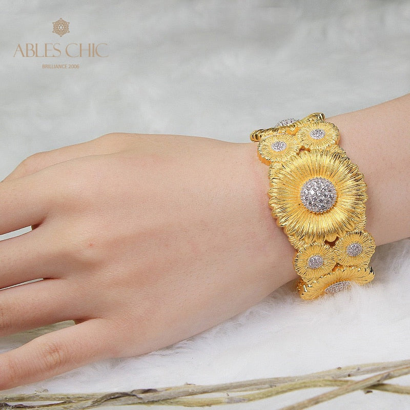 Breites Armband mit keltischem Kleeblatt 5059
