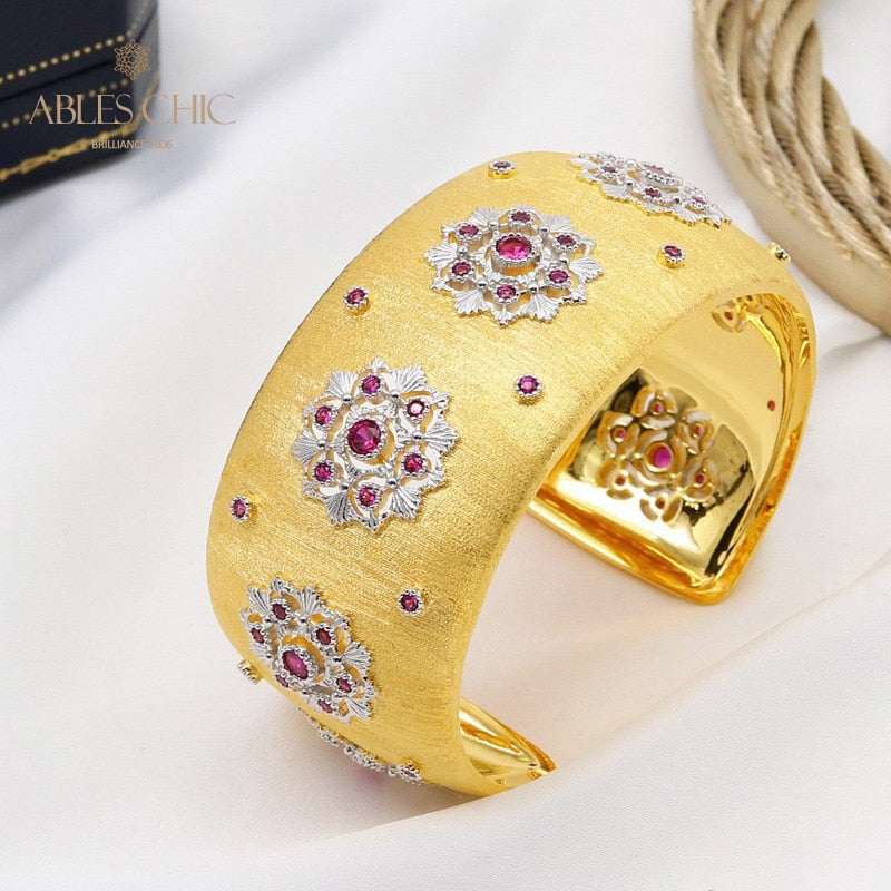 Stoffmuster Blumenarmband 5636